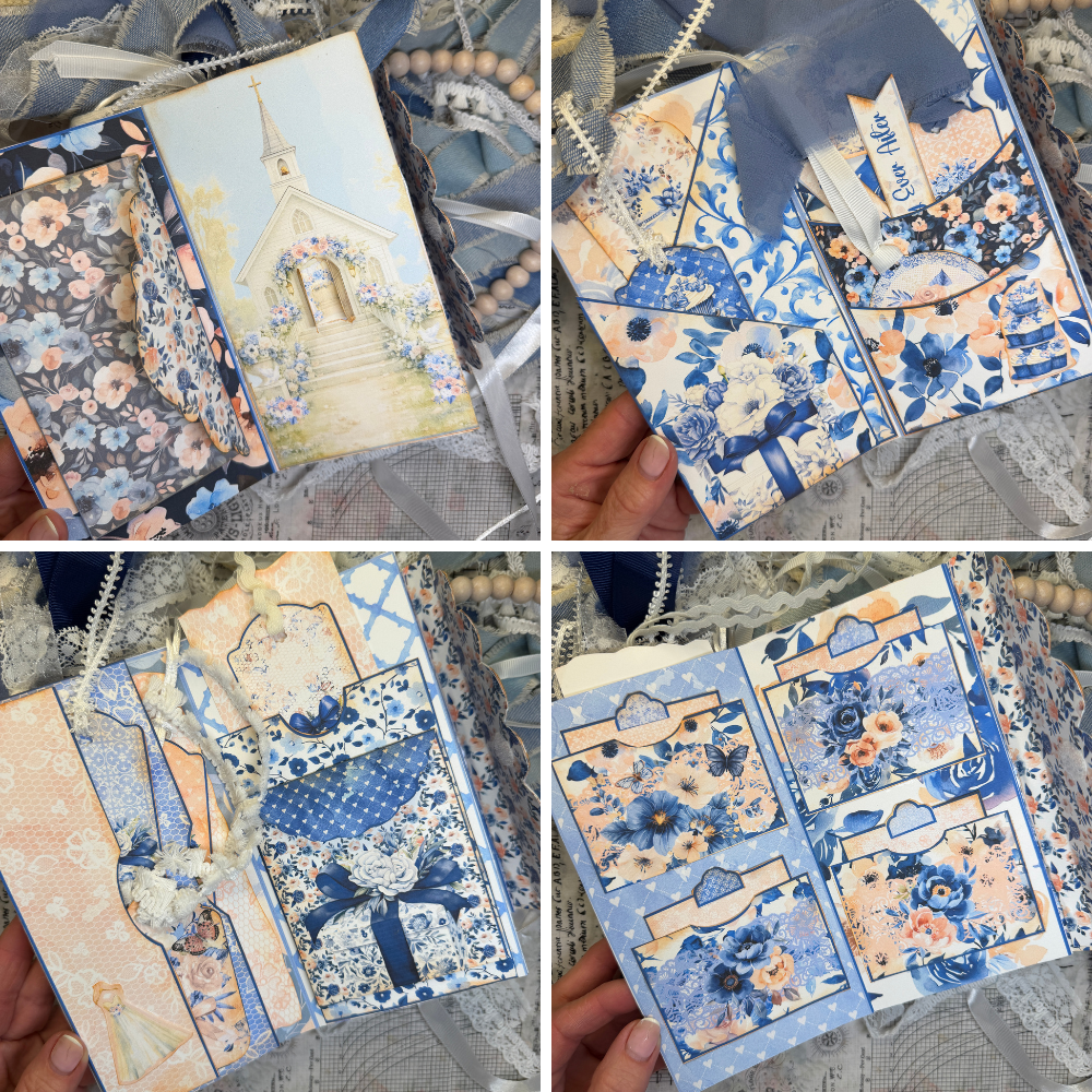 Wedding Junk Journal Purse Printable Kit and Tutorial**Digital Kit**