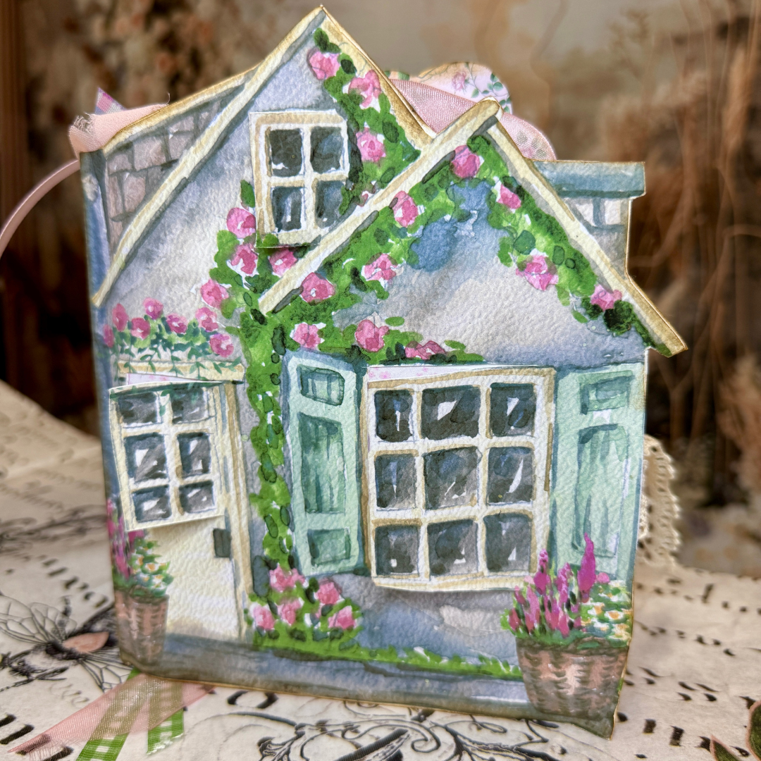 The Lil' Cottage Junk Journal Kit & Fussy Cut Bundle **Physical Kit**