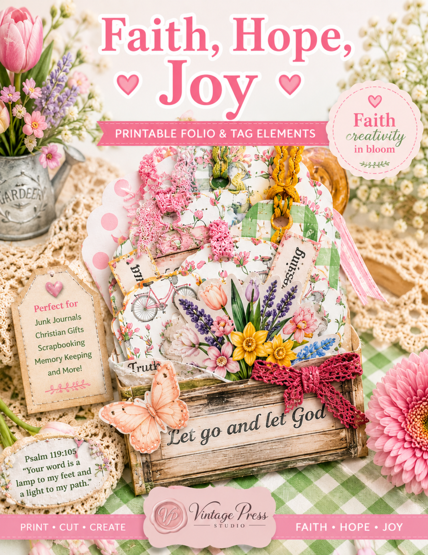Bundle of Faith Flip Folio & Loaded Tag Bundle ***Digital File***