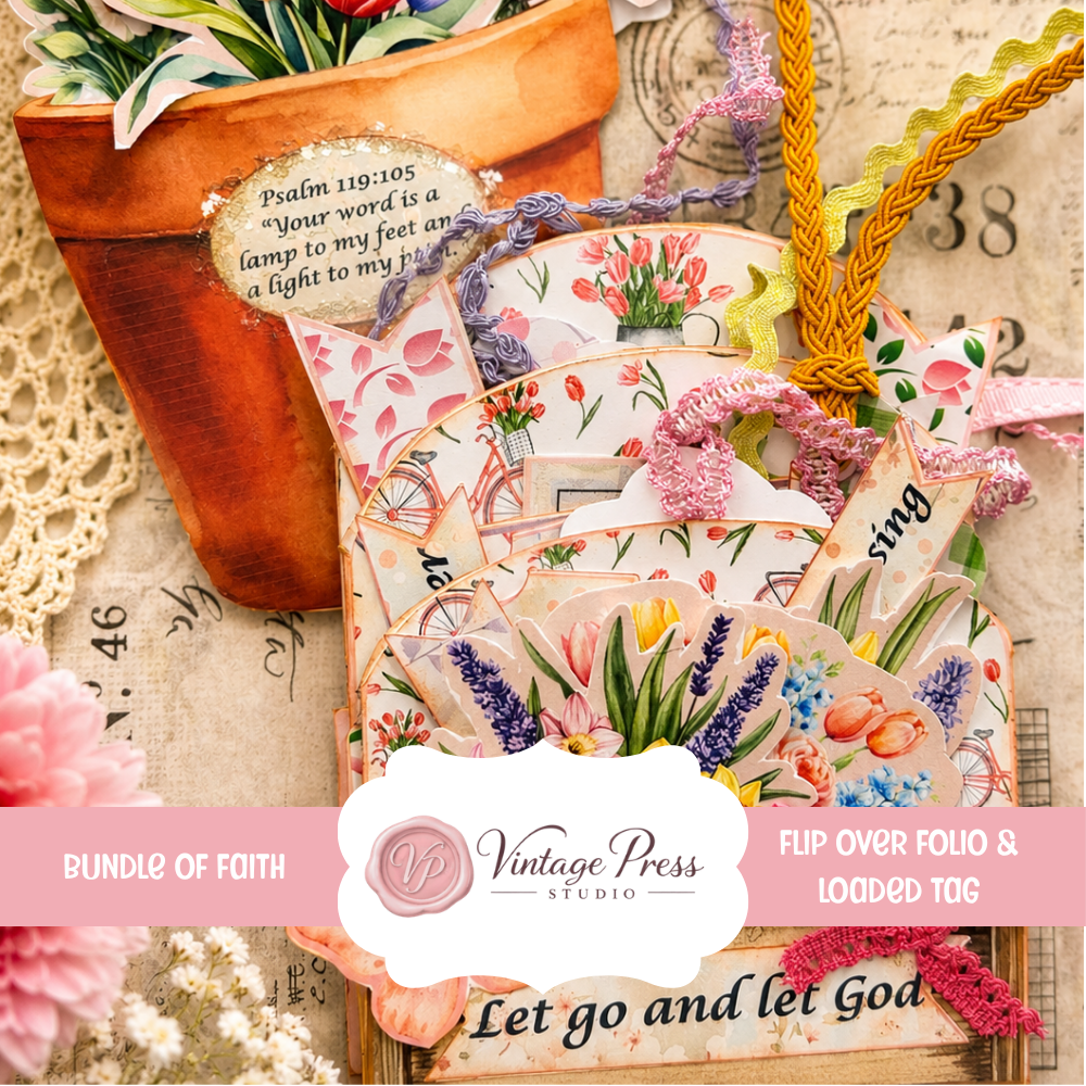 Bundle of Faith Flip Folio & Loaded Tag Bundle ***Digital File***