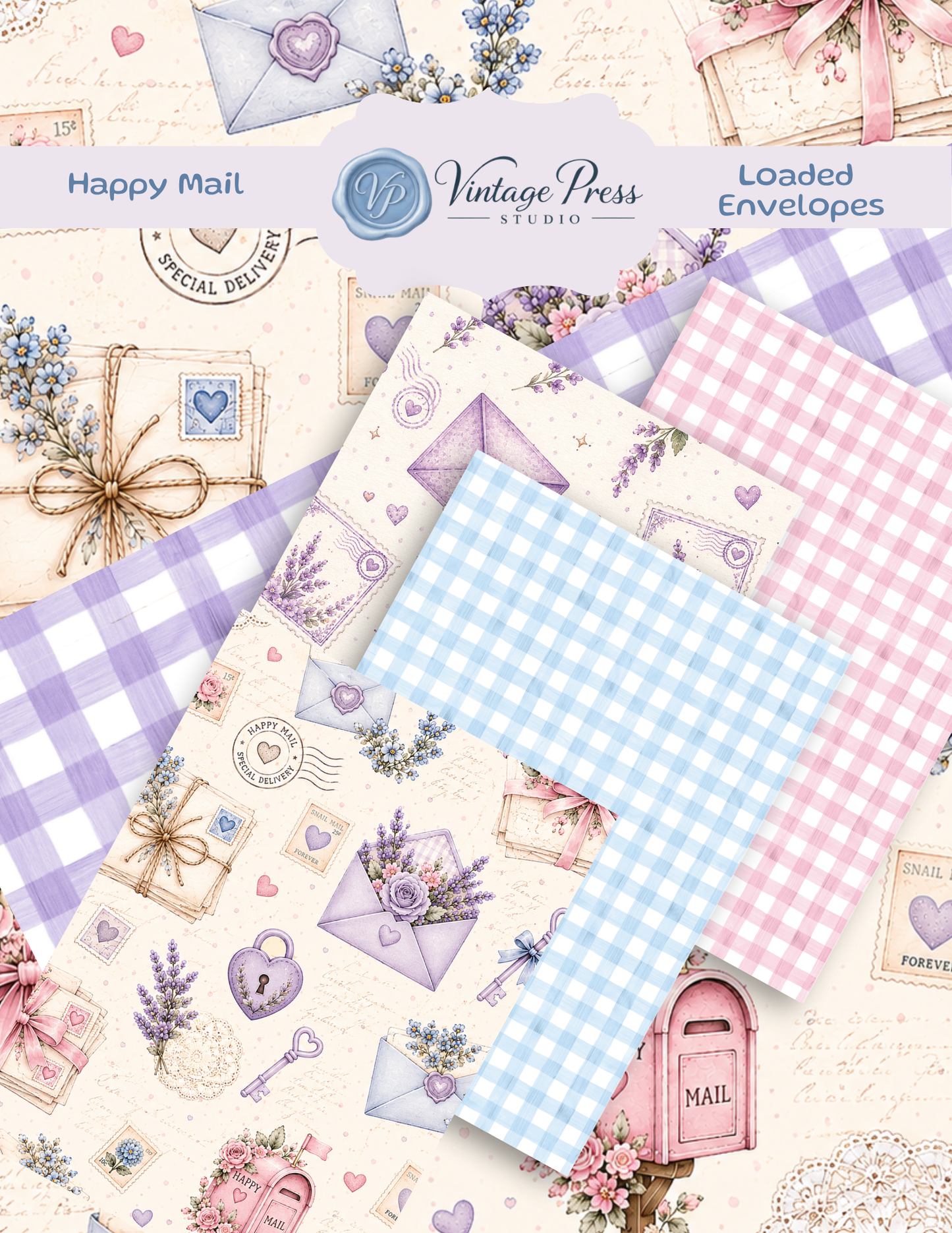 Happy Mail Loaded Envelope Folio **Digital File**