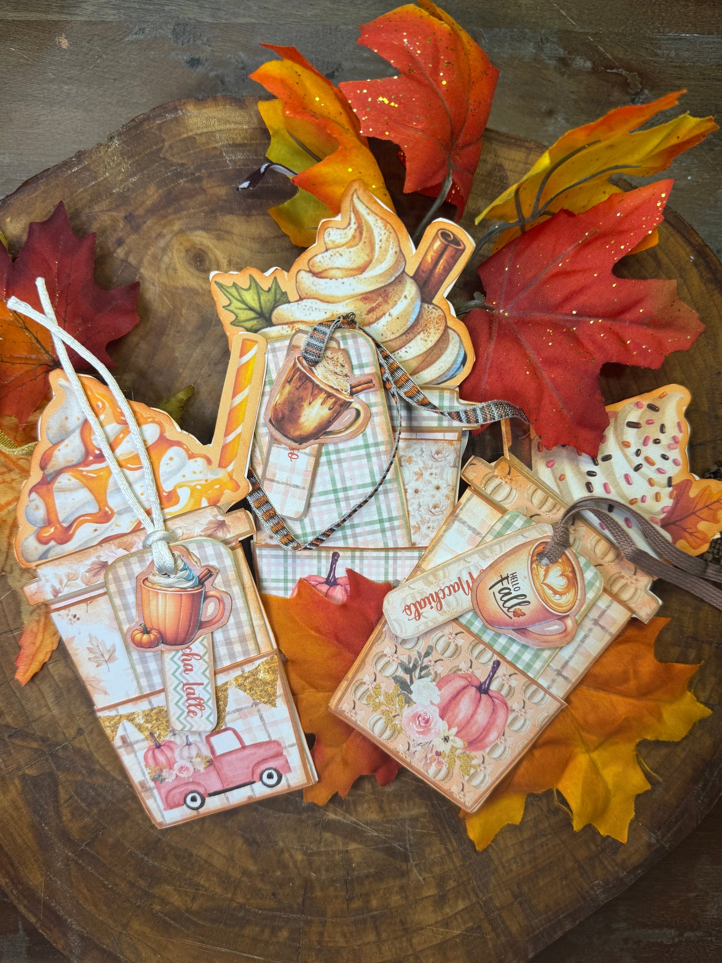 Pumpkin Spice Latte Loaded Tags *Digital File*