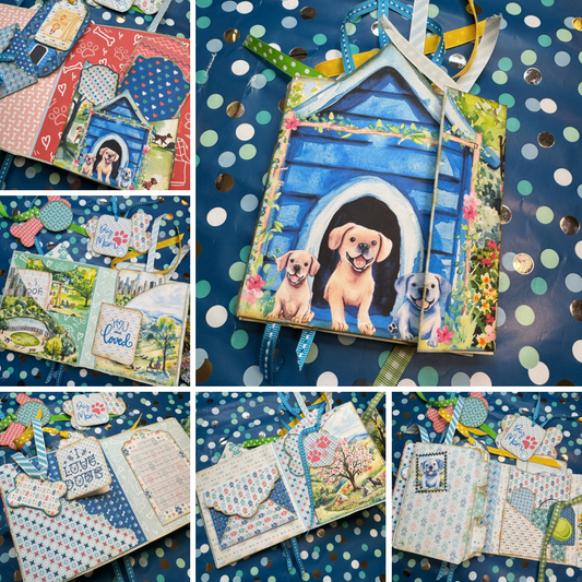 Pups In The Park Puppy & Dog Journal Folio-DIGITAL KIT