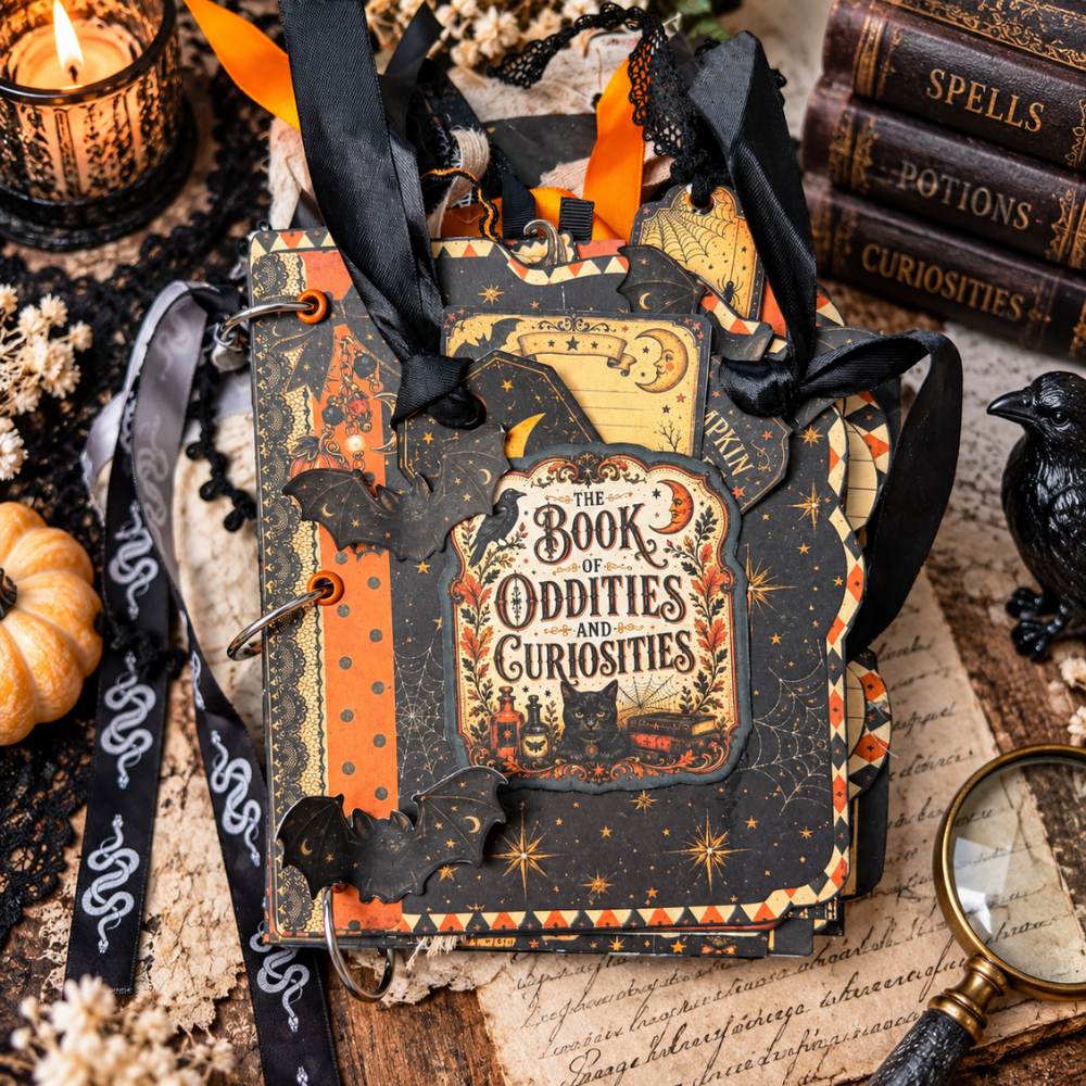 Halloween Junk Journal "Oddities & Curiosities" **Digital Kit**