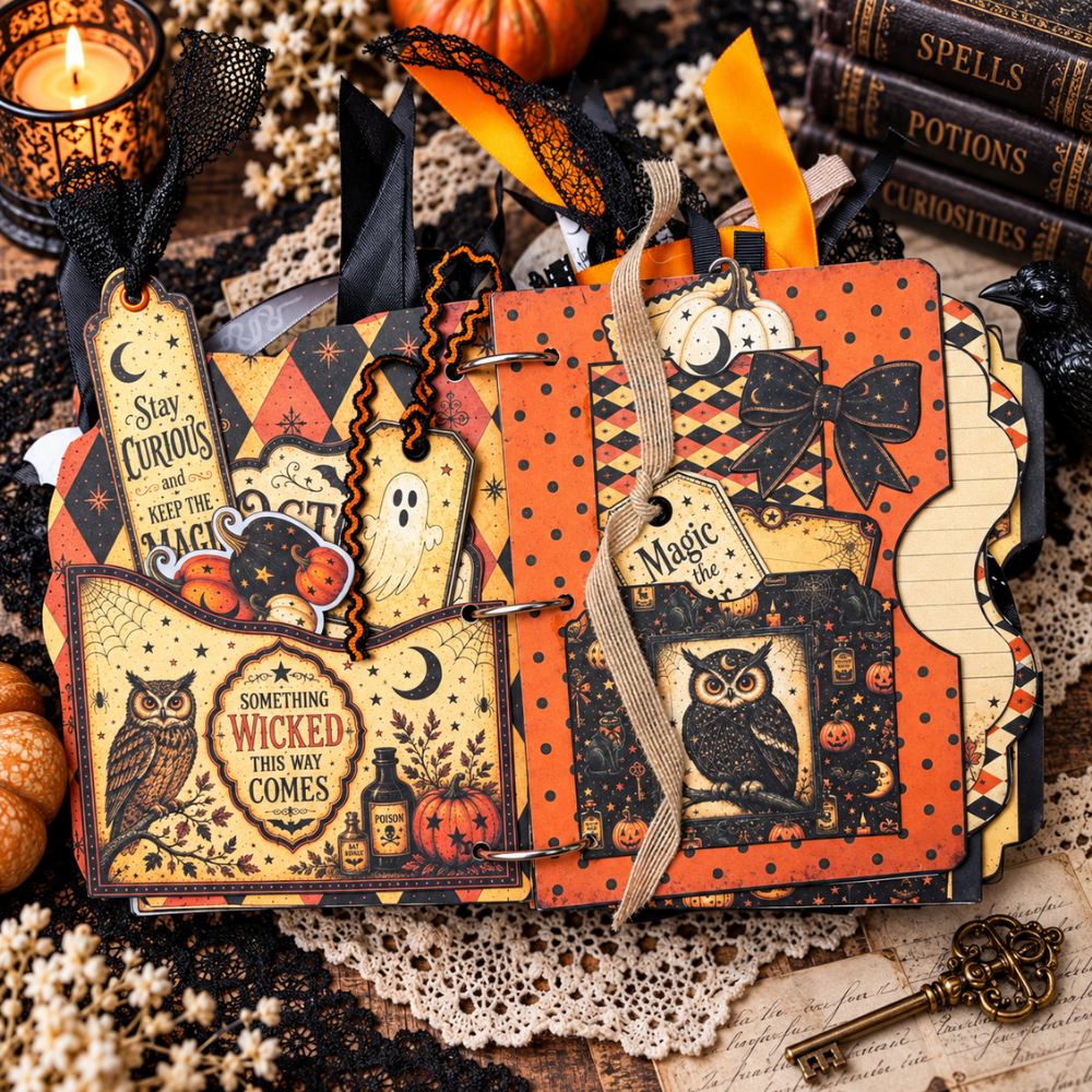 Halloween Junk Journal "Oddities & Curiosities" **Digital Kit**