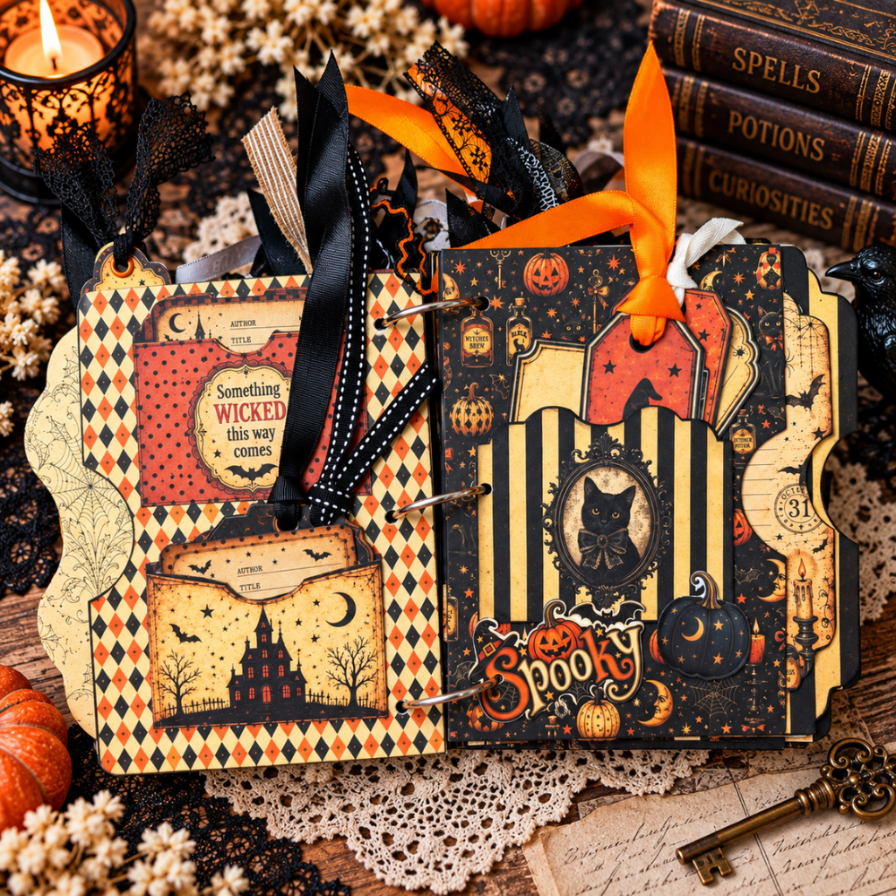 Halloween Junk Journal "Oddities & Curiosities" **Digital Kit**