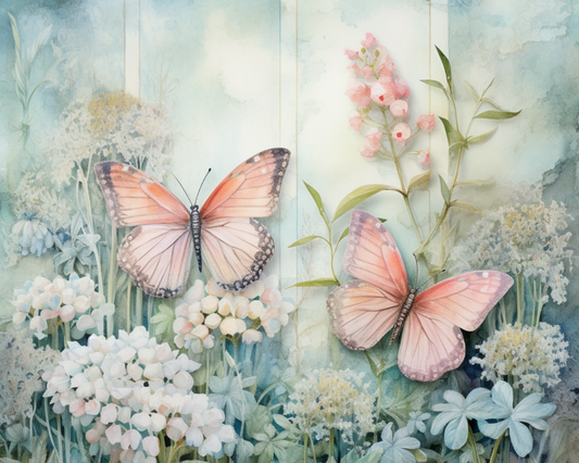Butterfly Garden Pink-CC022