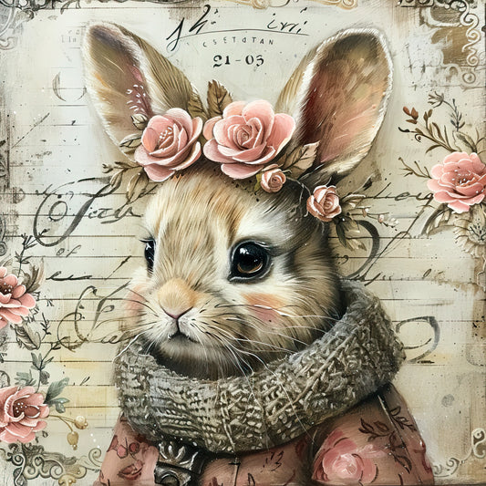 Vintage Bunny Pink-CC009