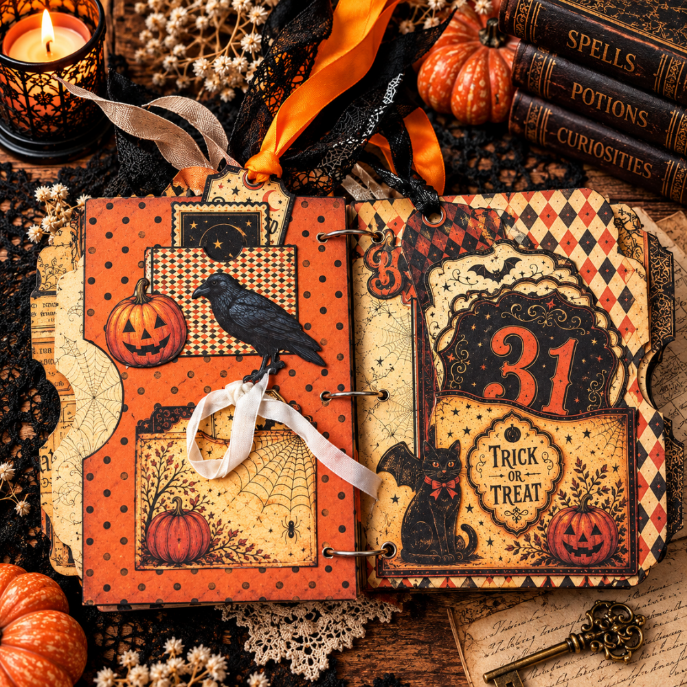Halloween Junk Journal "Oddities & Curiosities" **Digital Kit**