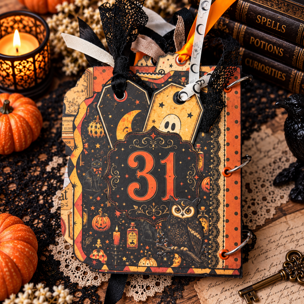 Halloween Junk Journal "Oddities & Curiosities" **Digital Kit**