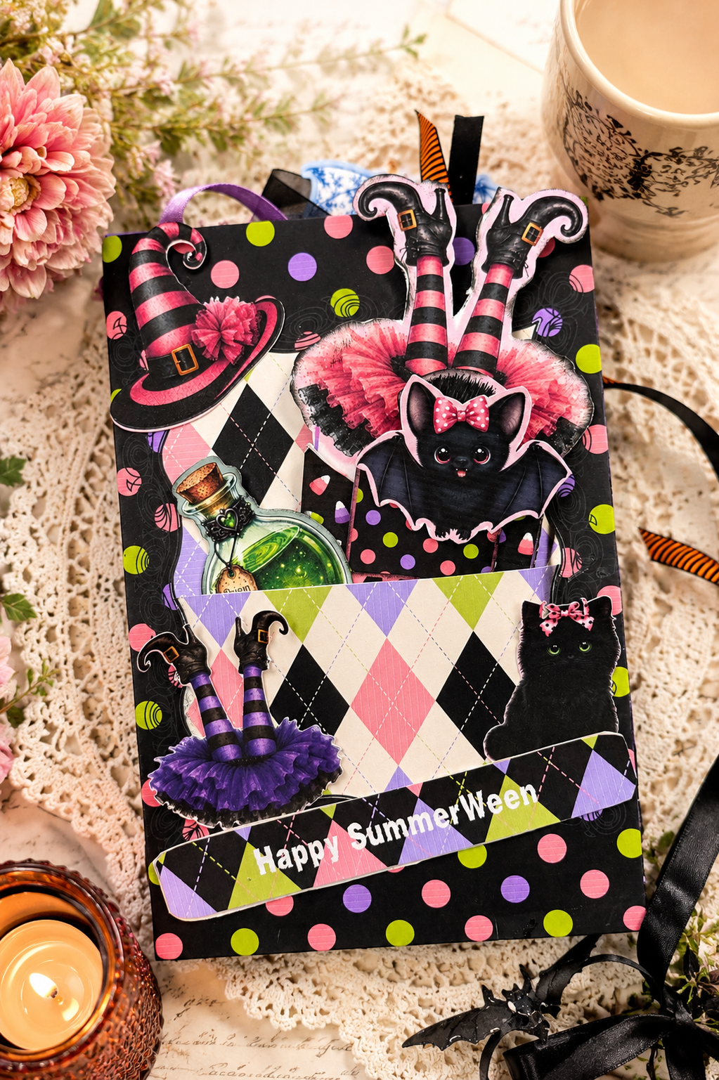 Happy "SummerWeen" Halloween Junk Journal Kit ***Digital File***