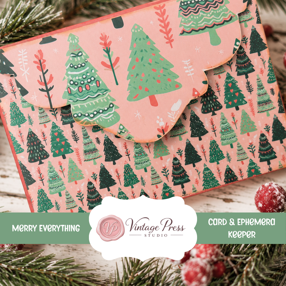 Christmas Ephemera Folio Keeper **Digital File**