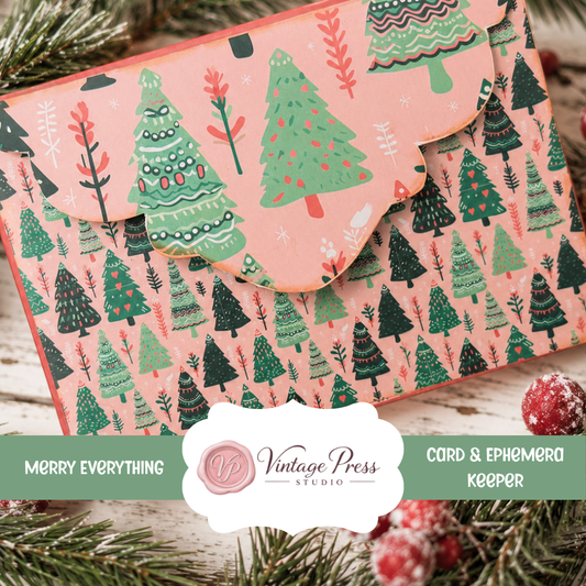 Christmas Ephemera Folio Keeper **Digital File**