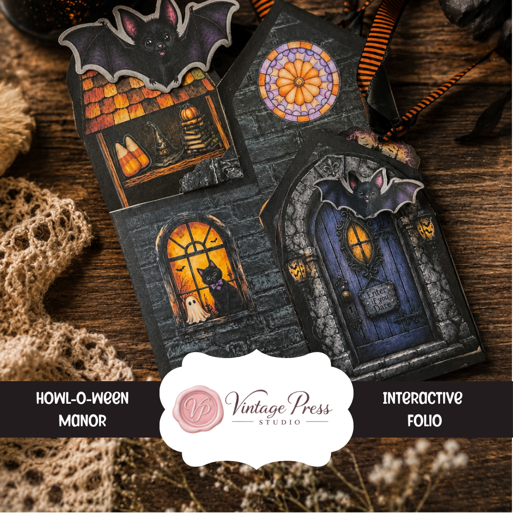 Howl-O-Ween Manor "Mini Kit" Loaded Interactive Folio***Digital File***