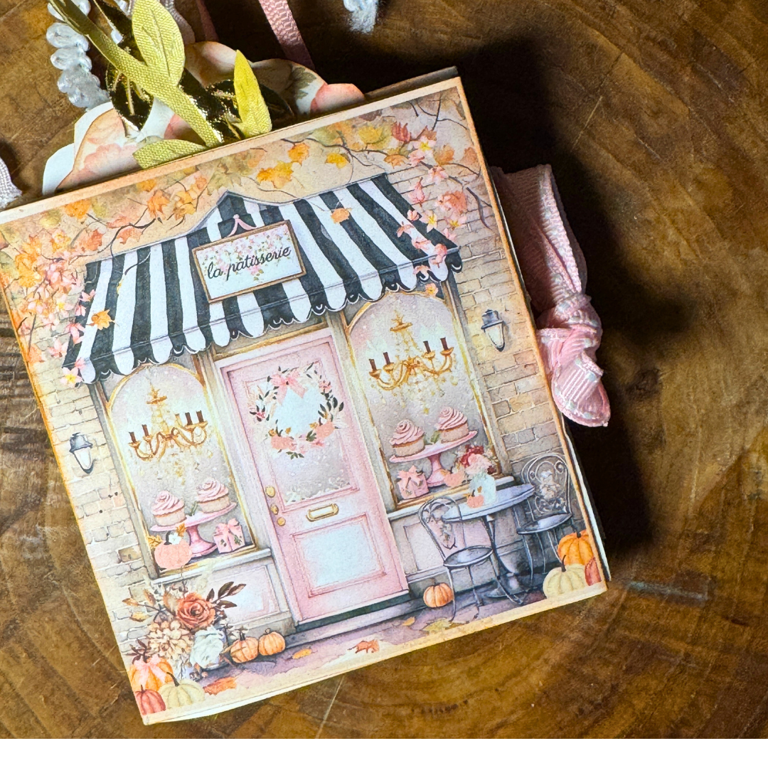 Paris In The Fall-Mini Accordion Journal *Digital Printable*