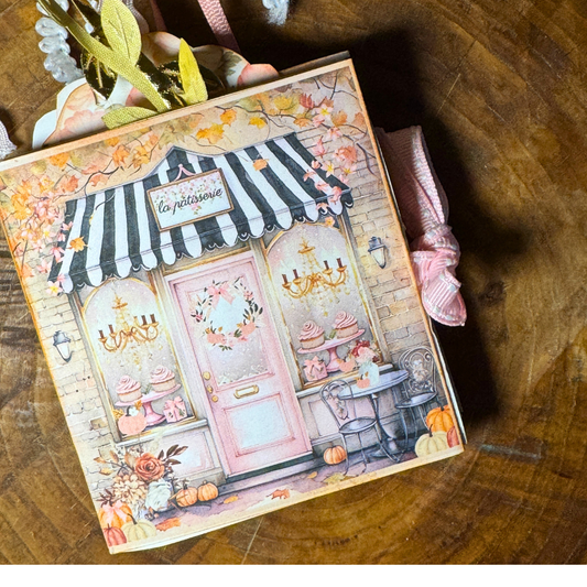 Paris In The Fall-Mini Accordion Journal *Digital Printable*