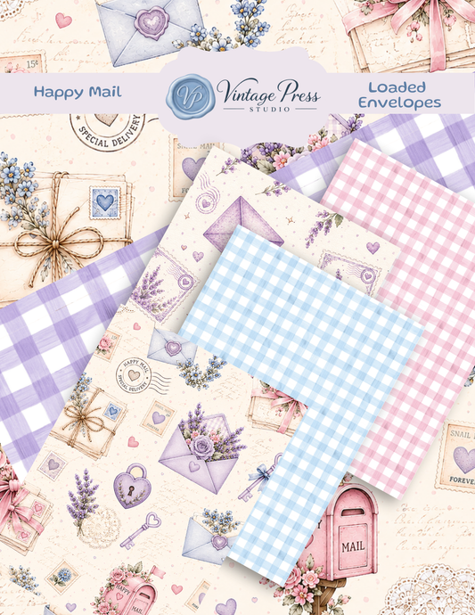 Happy Mail Loaded Envelope Folio **Digital File**