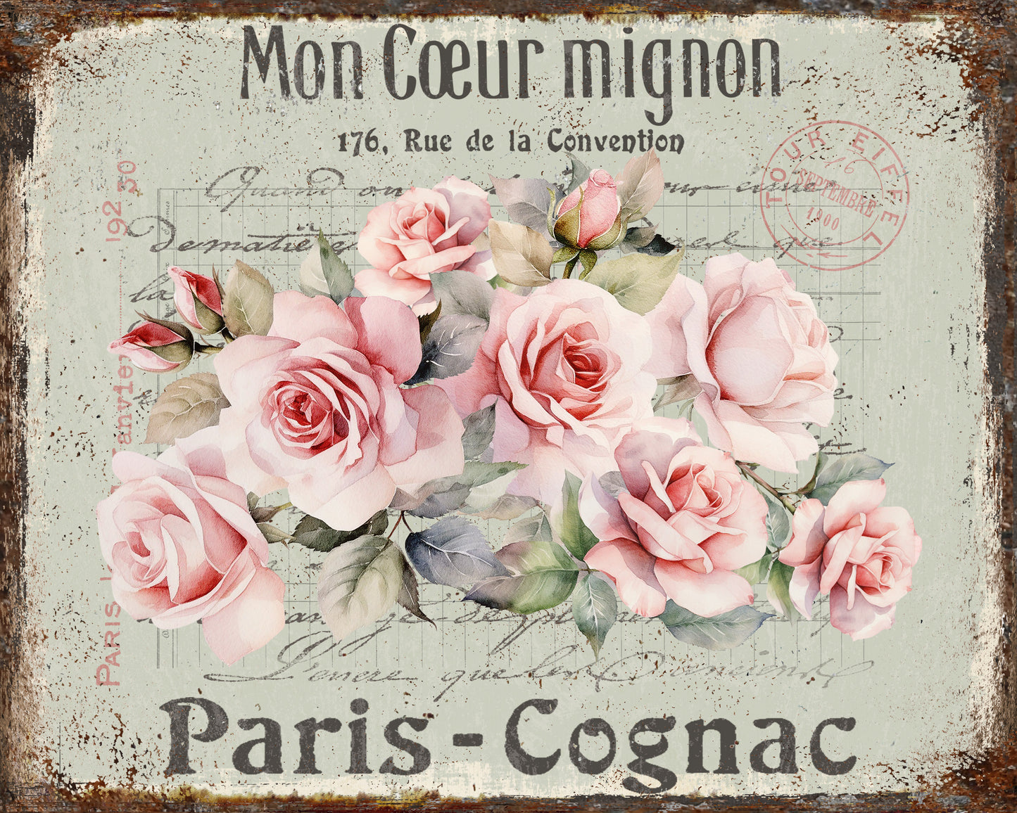 Shabby French Roses-CC010