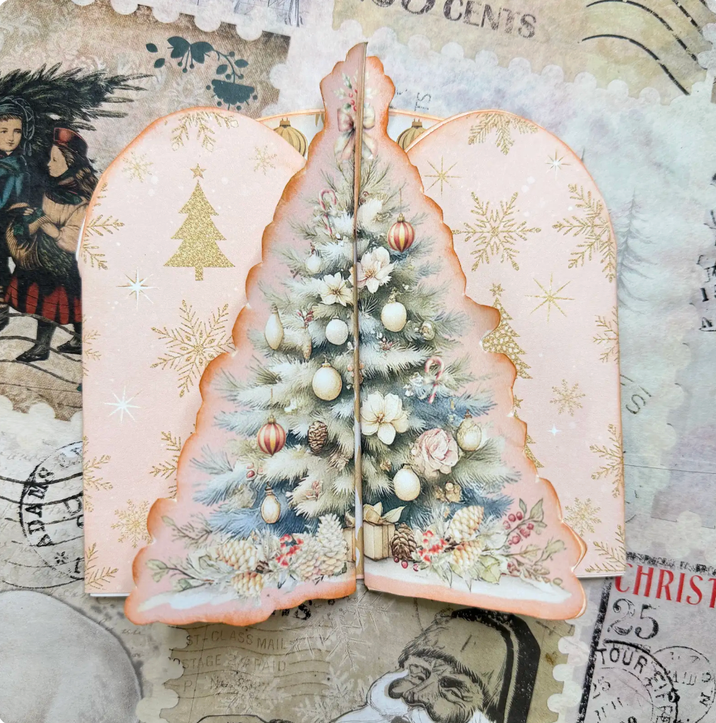 Christmas Folio 3D Card ***Digital File***