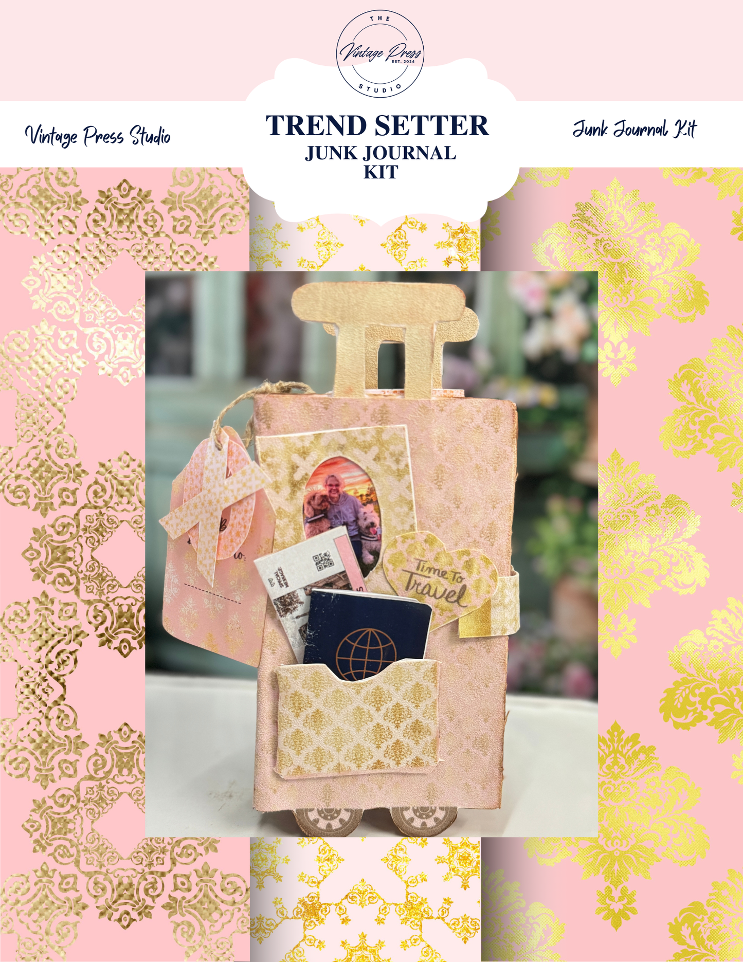 "Trend Setter" Travel Junk Journal Kit