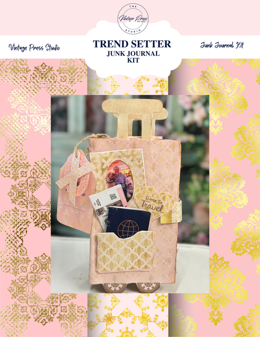 "Trend Setter" Travel Junk Journal Kit