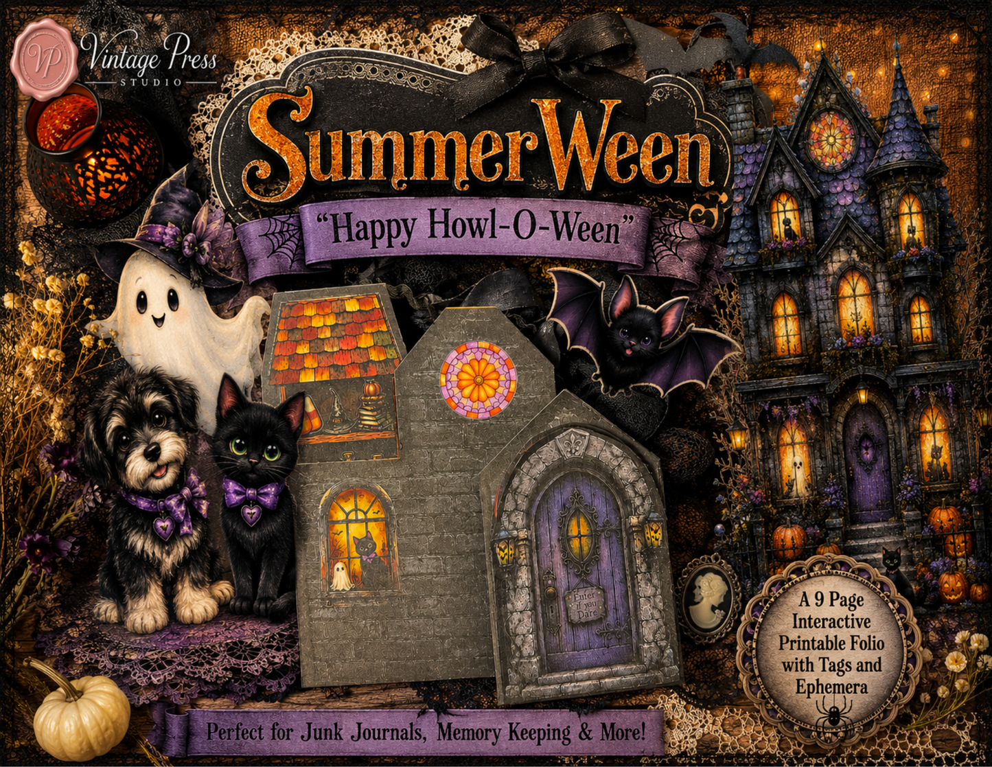 SummerWeen "Howl-O-Ween" Loaded Interactive Folio***Digital File***